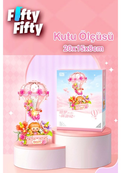 Loz Creative Serisi Pembe Hava Balonu 750 Parça Oyuncak Yapım Seti Fflz-4114vgn