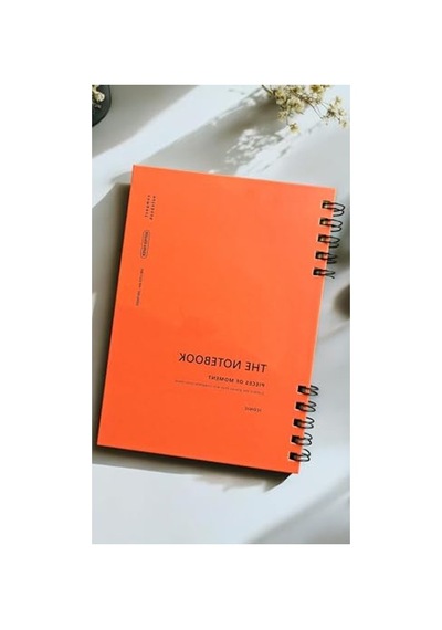 4 Farklı Renk Seçeneğine Sahip A5 Boyutunda Spiralli Noktalı Defter Açık Gri