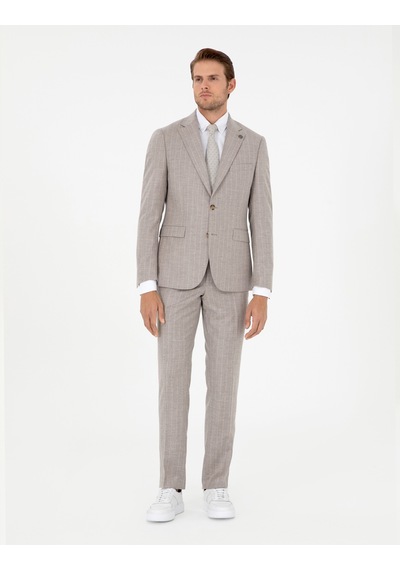 Pierre Cardin Erkek Bej Takım Elbise 50295308-vr011