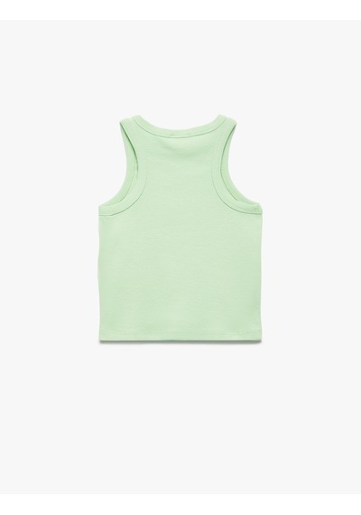 Koton Pamuklu Bisiklet Yaka Fitilli 2'li Basic Atlet Seti Multıcolor 5skg10298ak Mavi