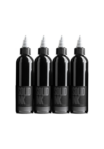 Solid Ink - Black Label 4 Bottle Grey Wash Set 1oz/30ml