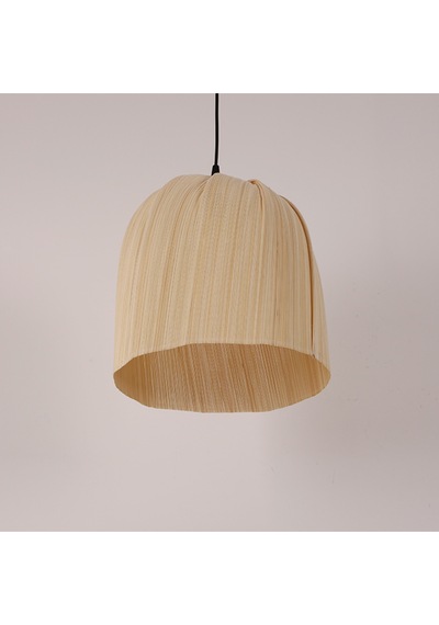 Meltem 32x32 Cm Bambu Orta Boy Sarkıt Lamba Bej