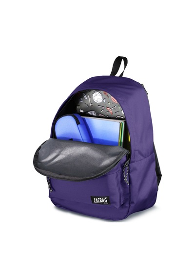 Jacbag Classic-tek Bölmeli Sırt Çantası-mor Renk:mor