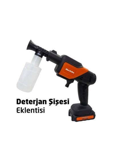 Max Extra Mx5050 Akülü Oto Yıkama 30 Bar 20v