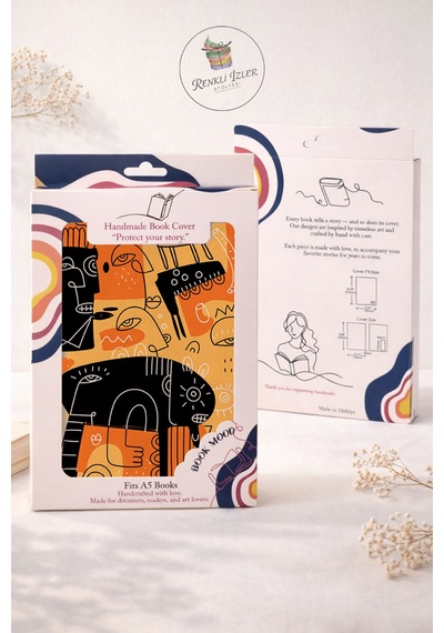 Kitap Kılıfı Modern Cubist