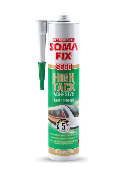 Somafıx S580 Hıgh Tack Korniş Yapıştırıcısı 290 Ml Taş,beton,metal,cam