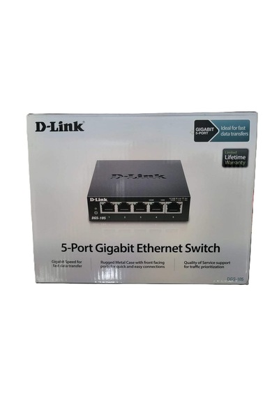 D-lınk Dgs-105/e 5-port 10/100/1000 Base-t Yönetilemez Metal Desktop Gigabit Swıtch