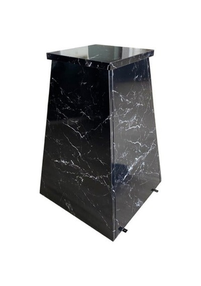 Atatürk Büstü 70cm Alüminyum + Kaide 120cm + Alt Tabla Granit Desenli