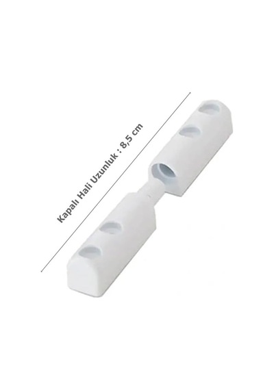 10 Adet Pvc Sineklik Menteşesi Plastik 85 Mm Genel