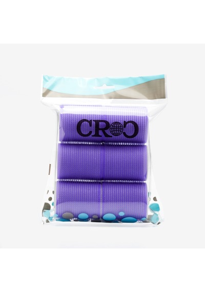 Croc 1203 Mor Cırtlı Sünger Bigudi 6lı Çap 5cm