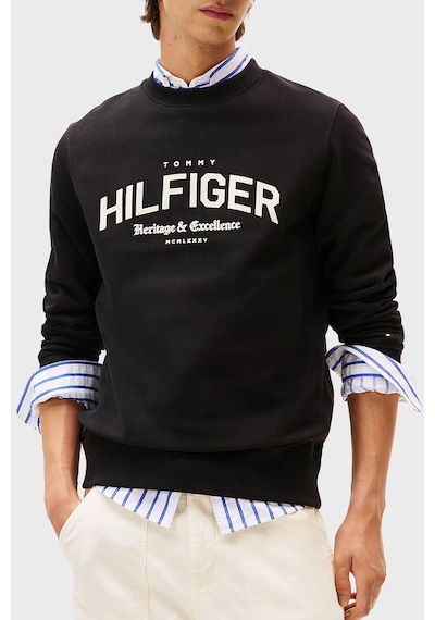 Tommy Hilfiger Erkek Sweat Mw0mw40067 Bds Siyah Siyah
