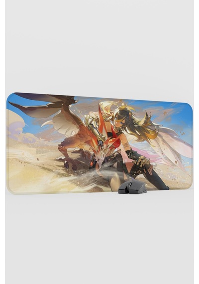 Dehya Genshin Impact Anime Gacha V1 - 90x40 Xxl Gaming Mouse Pad Fare Altlığı