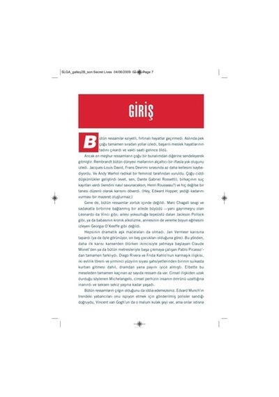 Büyük Sanatçıların Gizli