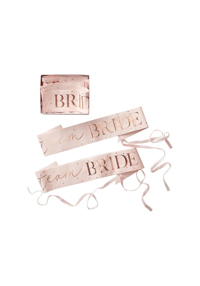 Parti Kuşakları - Team Bride - 6 Adet Tüm Yaşlar