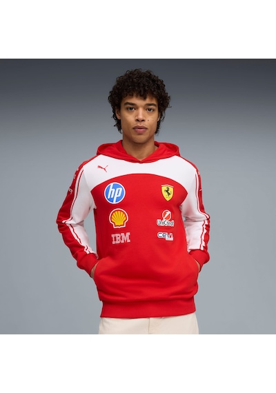 Puma Scuderıa Ferrarı Hp Replıca Unısex Kapüşonlu Sweatshırt 713825 01 Kırmızı