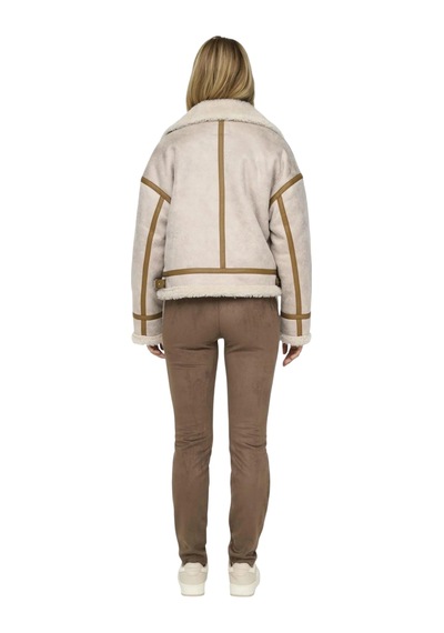 Only Kadın İçi Kürklü Mont 15322042 Taş