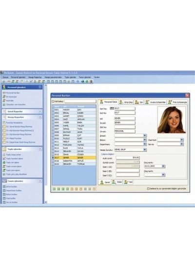 Perkotek Personel Takip Programı