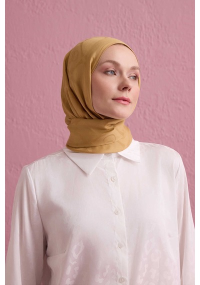 Imannoor İman I Baklava Camel Ramy Jakar Şal 70x190 Deve