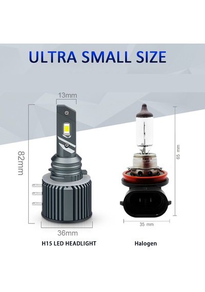 Ady 20.000 Lumen H15 Led Xenon Far Seti