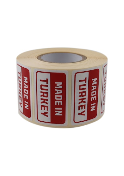 Made İn Turkey Etiketi, 50mm X 30mm 1000 Adet