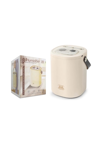 Exenar - Bej - Şarjlı Ultrasonic Hava Nemlendirici Buhar Makinesi 1500ml Şarjlı Buhurdanlık