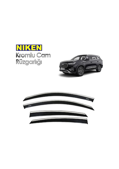 Chery Tiggo 8 Pro Krom Cam Rüzgarlığı Niken Marka 2023