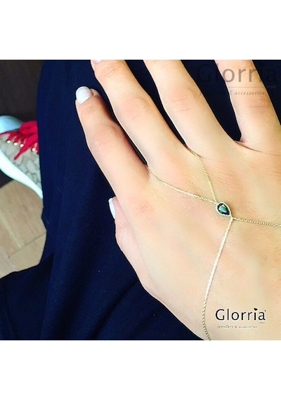Glorria Altın Damla Şahmeran Bileklik N11.114 Altın