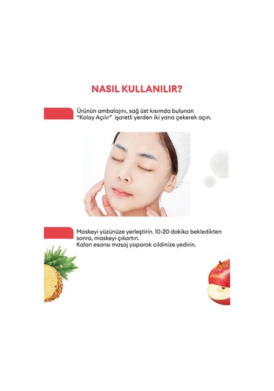 Missha Talks Vegan Squeeze Sheet Mask Pürüzsüz Görünüm Sunan Vegan Yaprak Maske - Skin Smoother