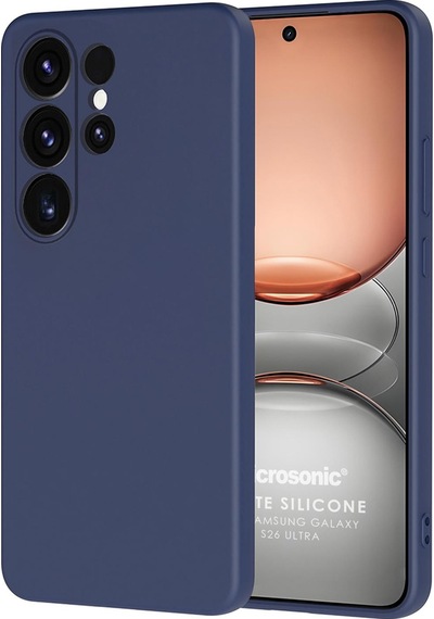 Microsonic Samsung Galaxy Uyumlu S26 Ultra Kılıf Groovy Soft Lacivert -