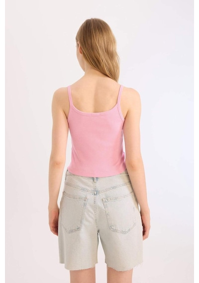 DeFacto 	Coool Fitted Vücuda Oturan Fitilli Kaşkorse Askılı Basic Düz Atlet B0563AX25SMPN649