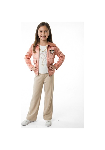 Xo Kids Kız Çocuk 3lu Alt Üst Takım 11-16 Yaş 6133 Kiremit