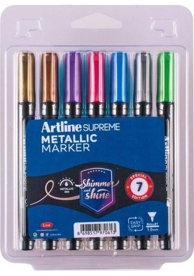 Artline Supreme 7 Rrenk Metalik Marker