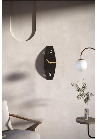 Mateen Metal 47-31cm Dekoratif Duvar Saati Kahve-yeşil-krem Mds-50 Myk2097-4 Diğer 68812384