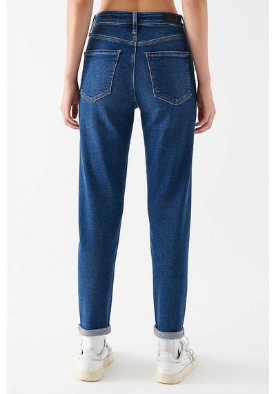 Mavi M100277-33687-23y Kadın Cındy Jean Pantolon Dark Gold Shape M100277-33687-R81902 Mavi