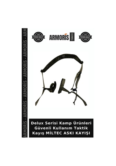 Delux Serisi Kamp Ürünleri Güvenli Kullanım Taktik Kayış Miltec Askı Kayışı Çok Renkli