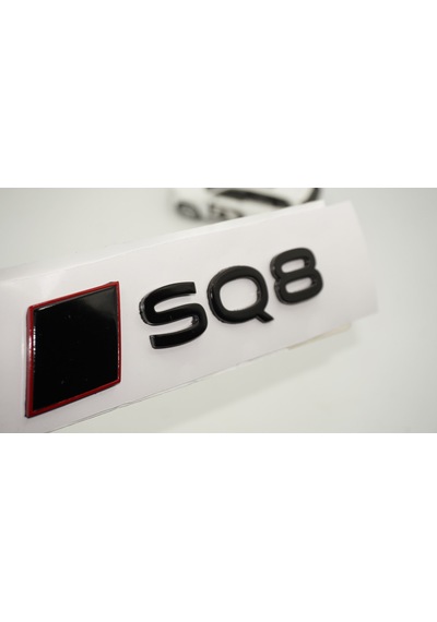 Dk Tuning Sq8 2025+ Bagaj Siyah Yazı Logo Arma Audi İle Uyumlu Bagaj Arma