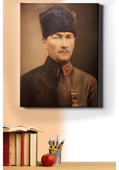 Webstyle Sayılarla Boyama Seti Kasnaklı Başkomutan 60 X 75 Cm