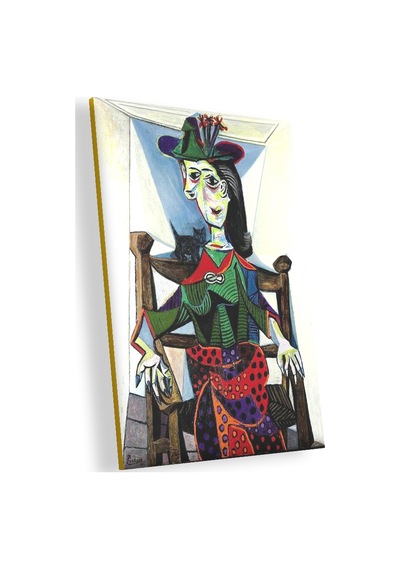 Cakasepetim Dora Maar Au Chat, 1941 By Pablo Picasso Ahşap Mdf Tablo