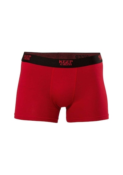 6 Adet Bordo Renk Likralı Modal Boxer Bordo