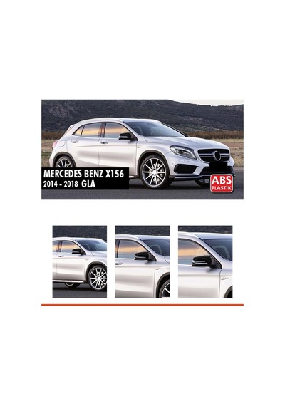 Gla X156 Batman Ayna Kapağı Piano Black / 2014-2019