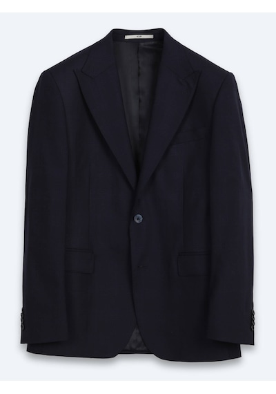 Kip Lacivert Potikare Modern Fit %100 Yün Takım Elbise