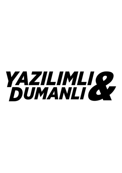 Yazılımlı Ve Dumanlı Oto Sticker Araba Cam Sticker 25 X 7 Cm Siyah