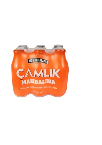 Kızılcahamam Çamlık Mandalina Aromalı Maden Suyu 200 Ml X 24 Adet