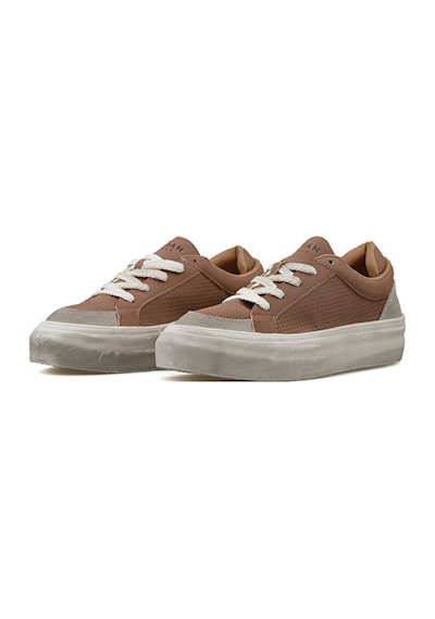 Lufian 111230259 Allan Sneaker Erkek Deri Ayakkabı Kahverengi
