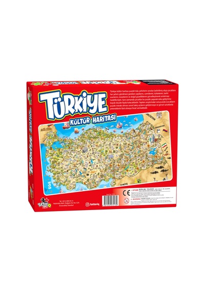 Türkiye Kültür Haritası Puzzle Standart