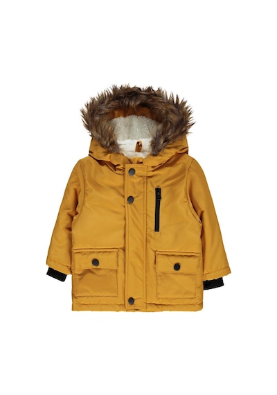 Civil Baby Kürklü 6-18 Ay Mont - Hardal