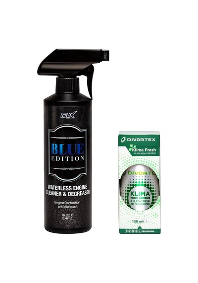 Divortex Blue Edition Susuz Motor Temizleme Klima Fresh elma