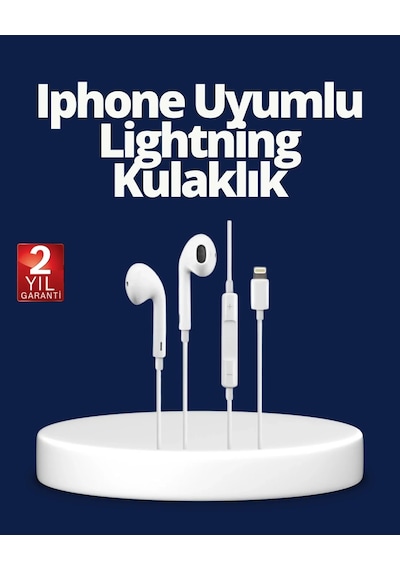 Yüksek Ses Kaliteli Mikrofonlu Kablolu Kulak İçi Kulaklık 003