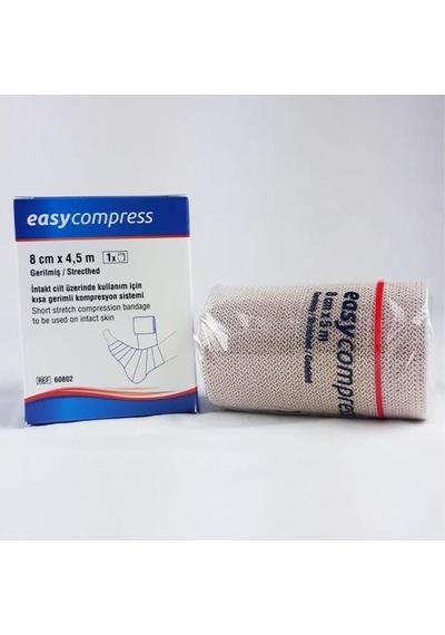 Easycompress Kısa Germe Bandajı 8 CM x 5 M