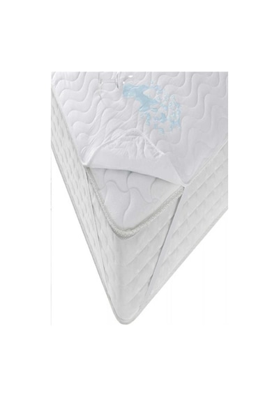 Altın Karma Bebe Kapitoneli Sıvı Geçirmez 70x140 Cm Alez Köşe Lastikli Beyaz